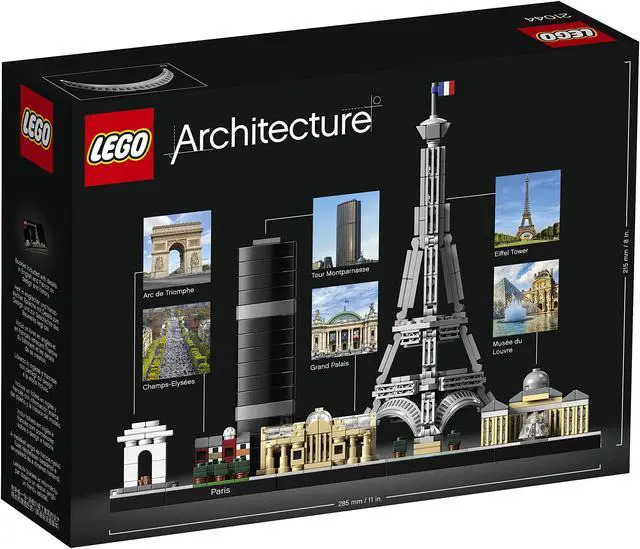 Alt view image 14 of 15 - LEGO Architecture Skyline Collection 21044 Paris Building Kit (694 Piece)