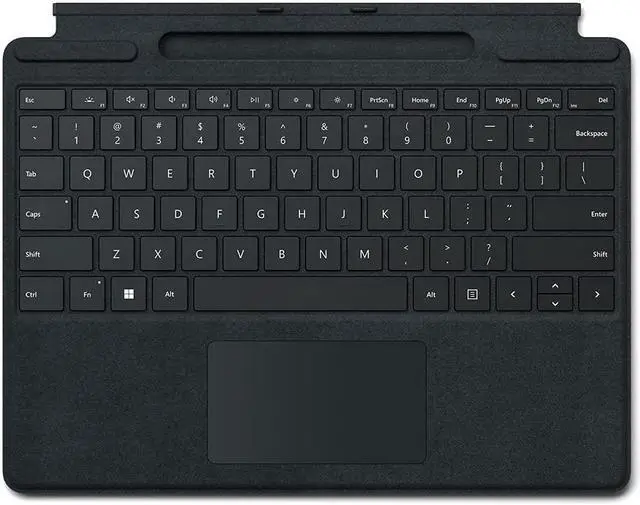 Alt view image 10 of 13 - Microsoft 8XA-00001 Surface Pro Signature Keyboard Black