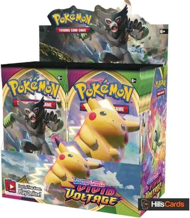 Alt view image 7 of 9 - Pokemon TCG: Sword & Shield - Vivid Voltage Booster Box