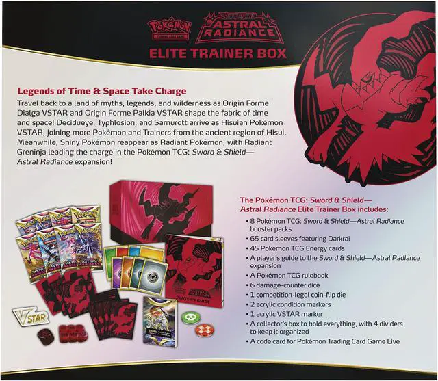Alt view image 4 of 15 - Pokemon TCG: Sword & Shield: Astral Radiance Elite Trainer Box