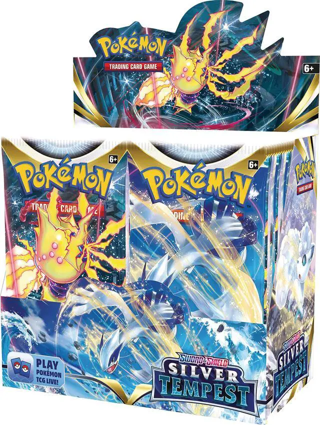 Alt view image 3 of 15 - Pokemon TCG: Sword & Shield - Silver Tempest Booster Box
