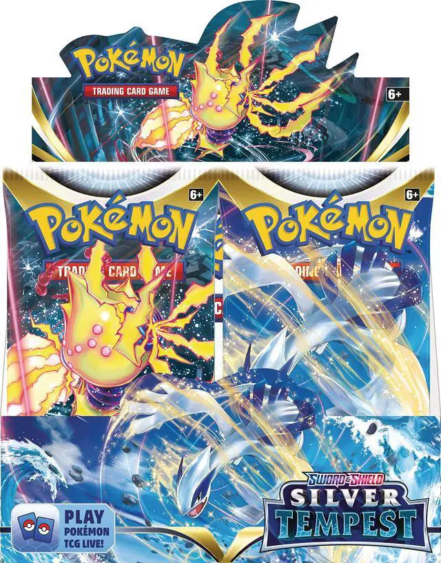 Alt view image 2 of 15 - Pokemon TCG: Sword & Shield - Silver Tempest Booster Box