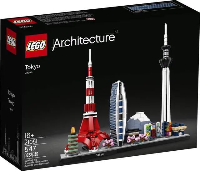 Alt view image 9 of 10 - LEGO Architecture Skylines: Tokyo 21051 Collectible Building (547 Pieces)