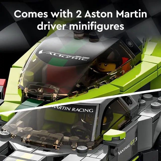 Alt view image 6 of 7 - Aston Martin Valkyrie Amr Pro And Aston Martin Vantage Gt3