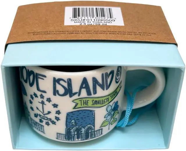 Alt view image 3 of 4 - Starbucks Been There Series Rhode Island Ceramic Demitasse Ornament Mug, 2 Oz