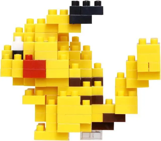 Alt view image 4 of 6 - Nanoblock pokemon pikachu NBPM-001 2013 Limited Edition