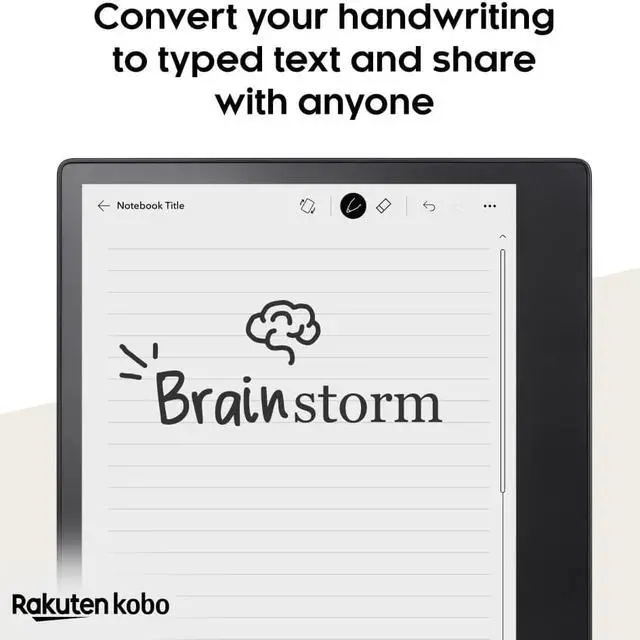 Alt view image 9 of 11 - Kobo Elipsa 2E | eReader | 10.3" Glare-Free Touchscreen with ComfortLight PRO | Includes Kobo Stylus 2 | Adjustable Brightness | Wi-Fi | Carta E Ink Technology | 32GB of Storage