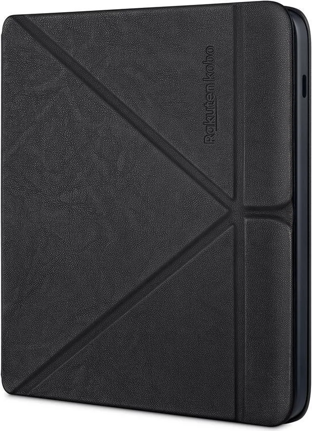 Alt view image 8 of 12 - Kobo Libra 2 SleepCover Case | Black | Sleep/Wake Technology | Built-in 2-Way Stand | Vegan Leather | Compatible with 7 Kobo Libra 2 eReader