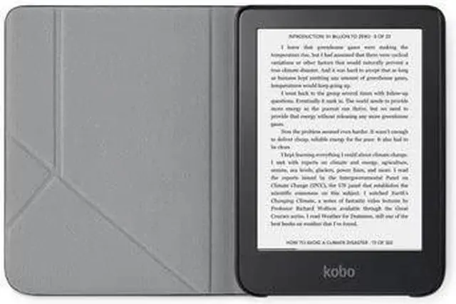 Alt view image 5 of 8 - Kobo Clara 2E Sleepcover with Stand - Black