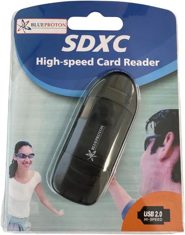 Alt view image 4 of 6 - BlueProton USB 2.0 SDHC Card Reader Black