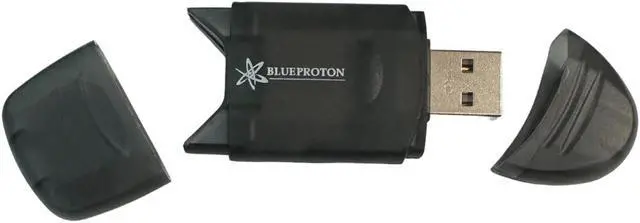 Alt view image 3 of 6 - BlueProton USB 2.0 SDHC Card Reader Black