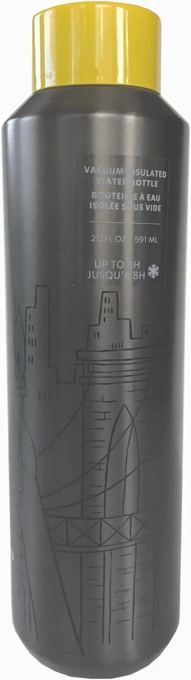 Alt view image 3 of 3 - Starbucks New York City Vacuum Insulated Stainless Steel Water Bottle, 20 Oz