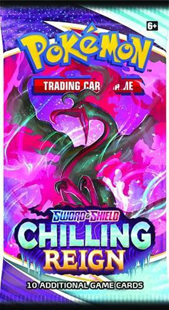 Alt view image 4 of 4 - Pokmon TCG: Sword & Shield Chilling Reign Three-Booster Blister