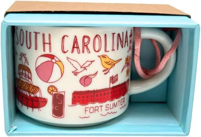 Alt view image 3 of 3 - Starbucks Been There Series South Carolina Ceramic Demitasse Ornament Mug, 2 Oz