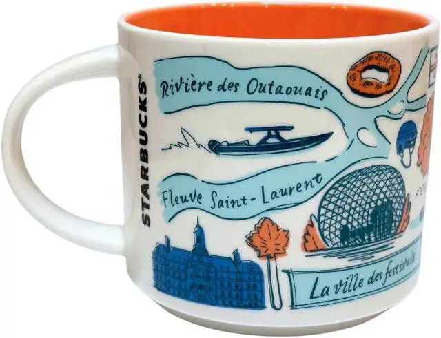 Alt view image 3 of 6 - Starbucks Been There Series Montreal Canada Ceramic Coffee Mug, 14 Oz