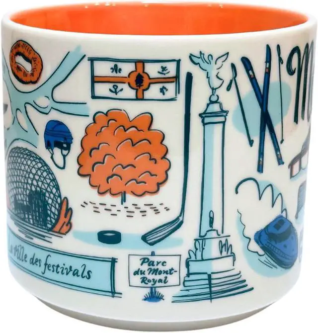 Alt view image 2 of 6 - Starbucks Been There Series Montreal Canada Ceramic Coffee Mug, 14 Oz