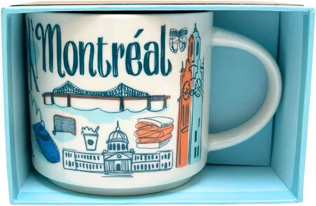 Alt view image 5 of 6 - Starbucks Been There Series Montreal Canada Ceramic Coffee Mug, 14 Oz