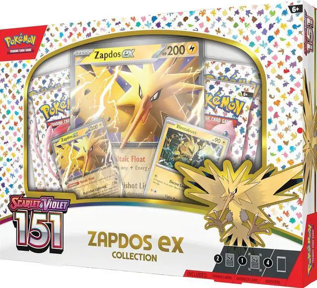 Alt view image 3 of 5 - Pokemon TCG: Scarlet & Violet - 151 Zapdos ex Collection
