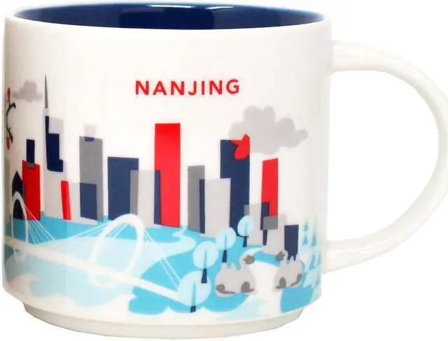 Main image of Starbucks You Are Here Series Nanjing Ceramic Mug, 14 Oz
