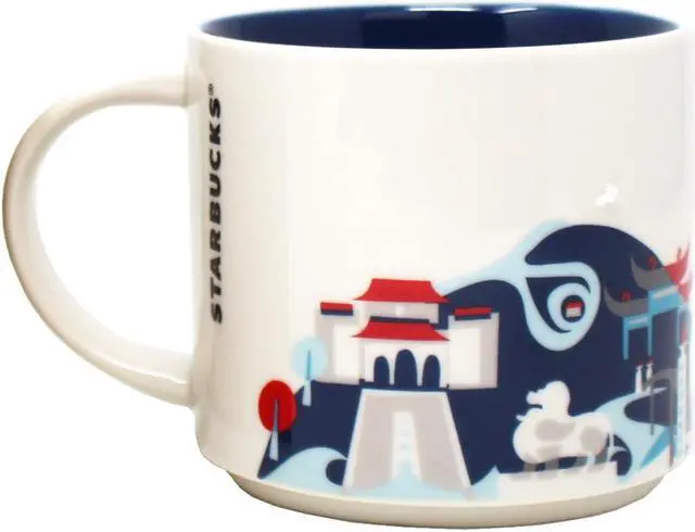 Alt view image 2 of 2 - Starbucks You Are Here Series Nanjing Ceramic Mug, 14 Oz