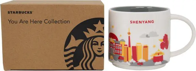 Alt view image 3 of 3 - Starbucks You Are Here Series Shenyang Ceramic Mug, 14 Oz