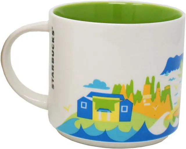 Alt view image 2 of 2 - Starbucks You Are Here Series Kunming Ceramic Mug, 14 Oz