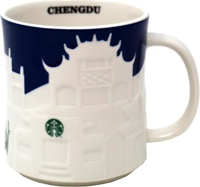 Main image of Starbucks Collector Relief Series Chengdu Ceramic Mug, 16 Oz