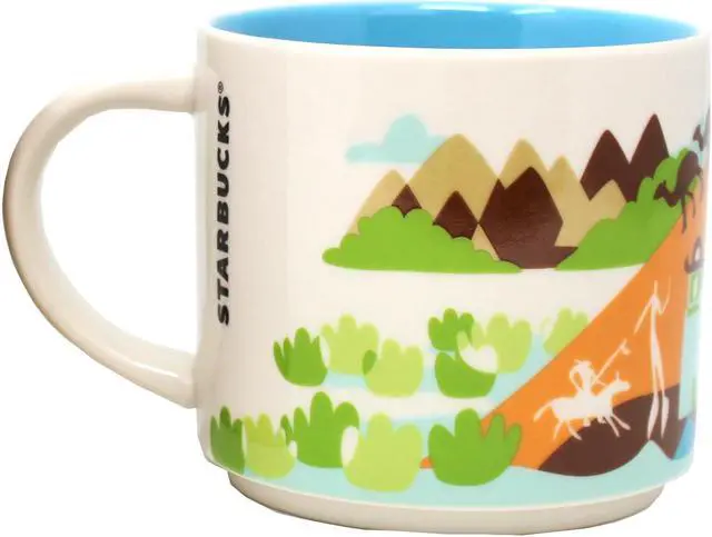 Alt view image 2 of 2 - Starbucks You Are Here Series Yinchuan Ceramic Mug, 14 Oz