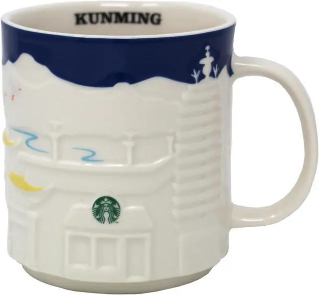 Main image of Starbucks Collector Relief Series Kunming Ceramic Mug, 16 Oz