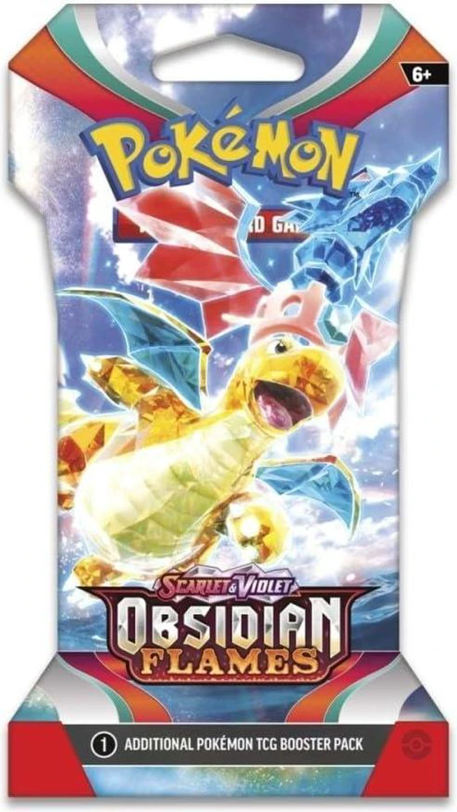 Alt view image 4 of 7 - Pokemon Scarlet & Violet Obsidian Flames | 8 Sleeved Boosters Packs