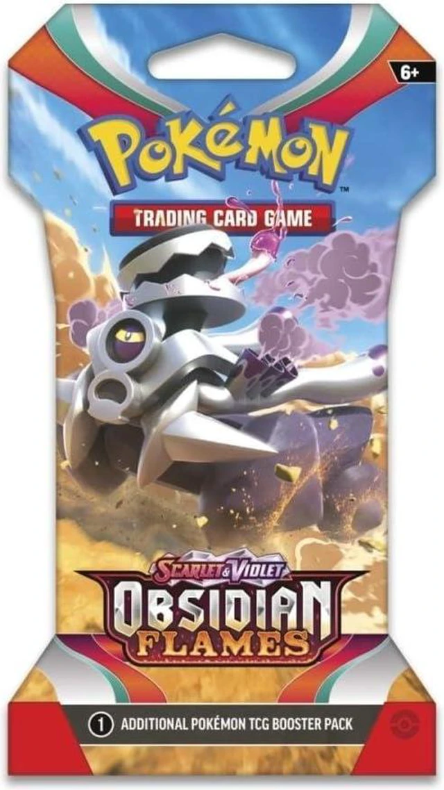 Alt view image 5 of 7 - Pokemon Scarlet & Violet Obsidian Flames | 8 Sleeved Boosters Packs