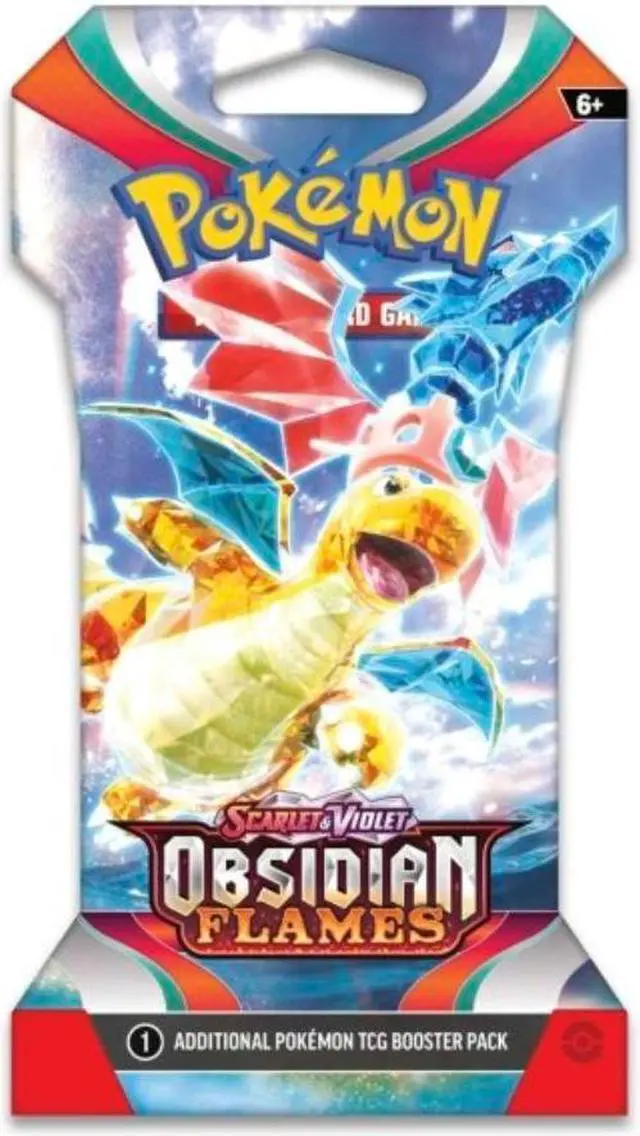 Main image of Pokemon Scarlet & Violet Obsidian Flames Sleeved Booster | Dragonite