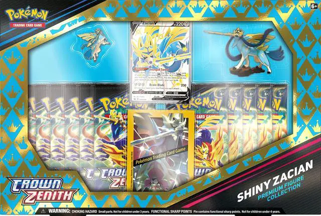 Alt view image 2 of 5 - Pokemon TCG: Crown Zenith Premium Figure Collection [Shiny Zacian]