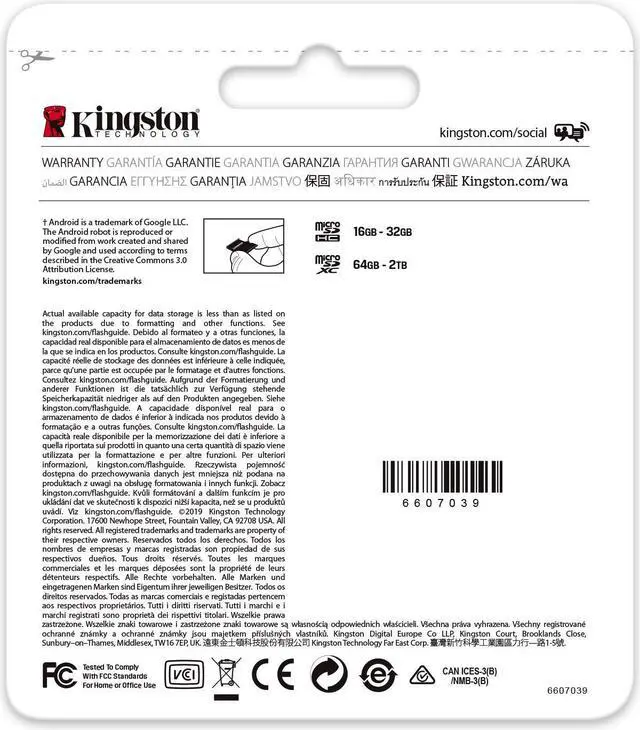 Alt view image 9 of 9 - Kingston Canvas Go! Plus 64 GB Class 10/UHS-I (U3) microSDXC - 170 MB/s Read - 70 MB/s Write