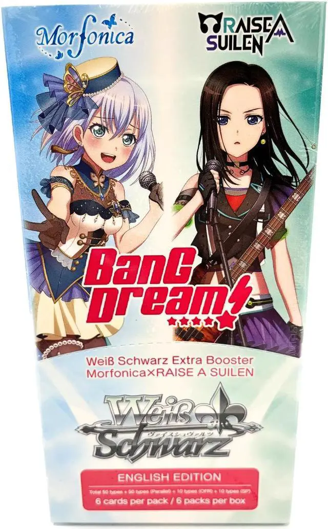 Alt view image 3 of 6 - Weiss Schwarz Bang Dream! Morfonica RAISE A SUILEN Extra Booster Box (6 Packs)