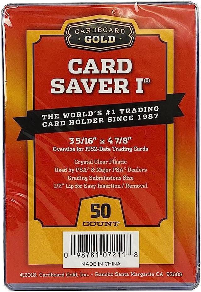 Cardboard Gold Card Saver II - 50 Count!