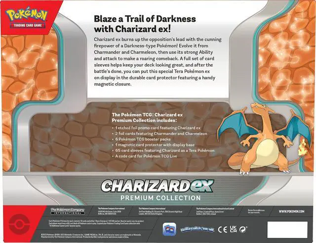 Alt view image 4 of 7 - Pokmon TCG: Charizard ex Premium Collection