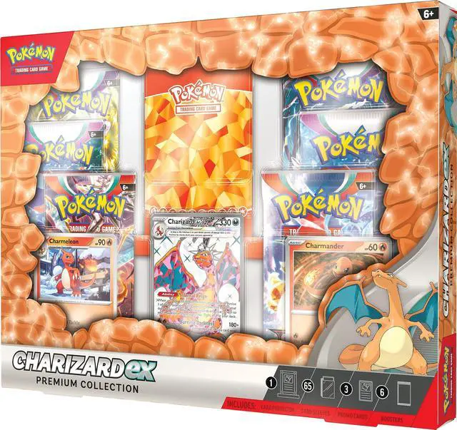 Alt view image 3 of 7 - Pokmon TCG: Charizard ex Premium Collection