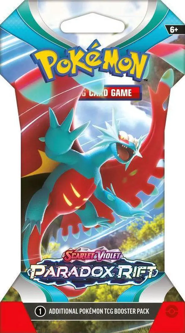 Main image of Pokemon Scarlet & Violet Paradox Rift Sleeved Booster | Roaring Moon