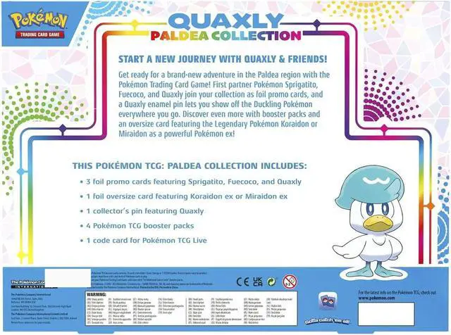 Alt view image 6 of 6 - Pokemon TCG: Paldea Pin Collection - Quaxly