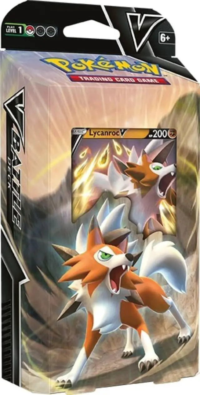 Main image of Pokemon Crashing Fangs Lycanroc V Battle Deck