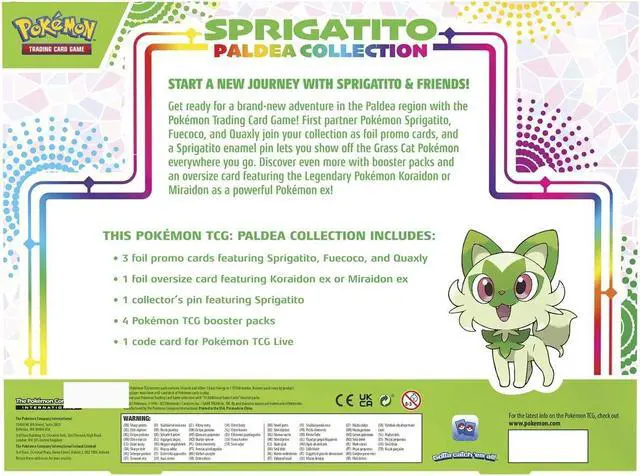 Alt view image 7 of 7 - Pokemon TCG: Paldea Pin Collection - Sprigatito