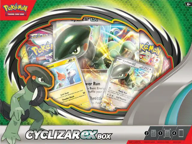 Alt view image 2 of 5 - Pokemon TCG: Cyclizar ex Box - 4 Packs, Promo Cards