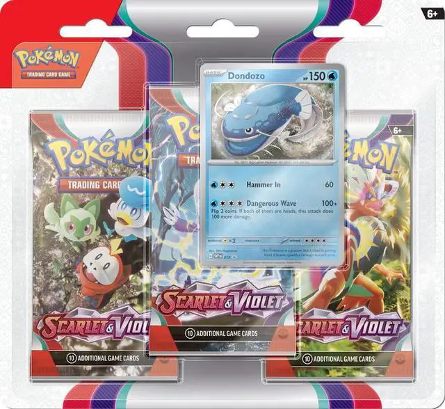 Main image of Pokemon Scarlet & Violet | 3-Pack Blister | Dondozo