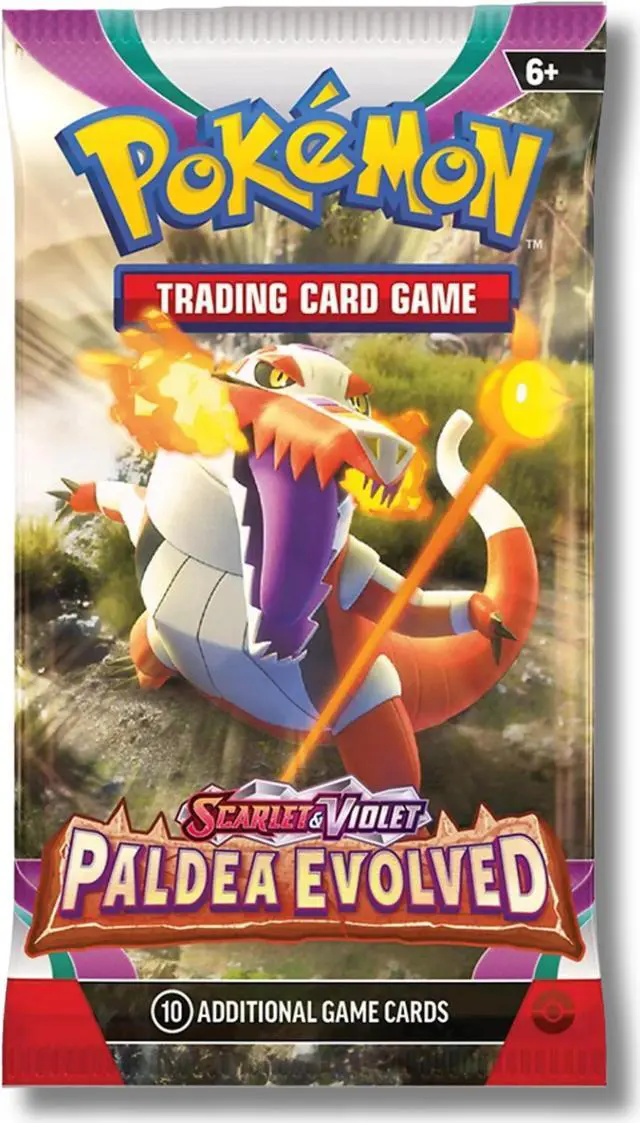 Main image of Pokemon Scarlet & Violet Paldea Evolved Booster Pack | Skeledirge