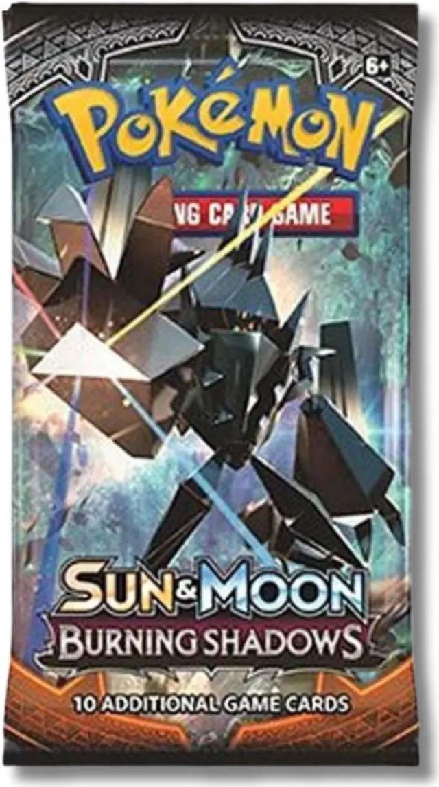 Alt view image 4 of 5 - Pokemon Sun & Moon Burning Shadows | 4 Booster Packs (One of Each Artwork)