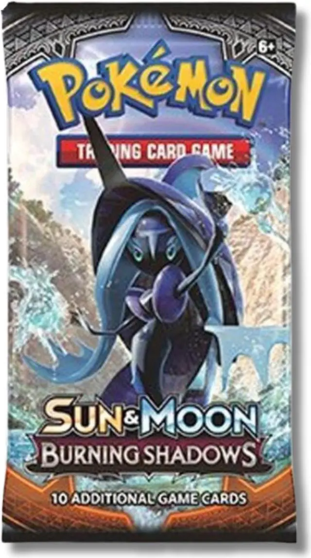 Alt view image 2 of 5 - Pokemon Sun & Moon Burning Shadows | 4 Booster Packs (One of Each Artwork)