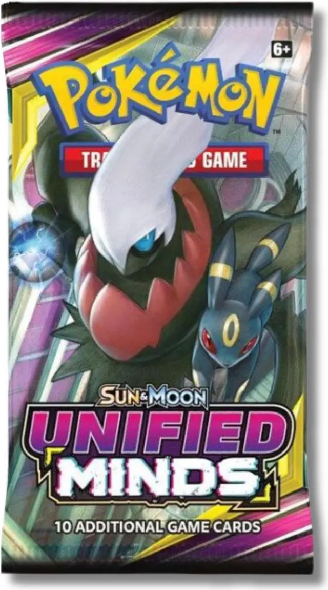 Pokemon Sun & Moon Unified Minds Booster Pack | Umbreon & Darkrai -  Newegg.com