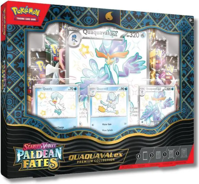 Main image of Pokemon TCG: Scarlet & Violet - Paldean Fates Premium Collection [Quaquaval ex]