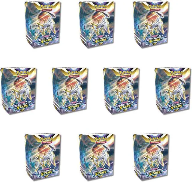 Pokemon Scatola Build & Battle Stelle Brillanti Spada E Scudo - 5 Bustine Per Collezione E Gioco